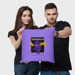 Подушка квадратная Maneskin, цвет: 3D-принт — фото 2