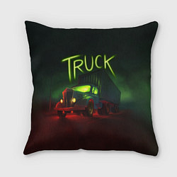 Подушка квадратная Truck neon