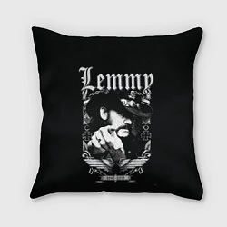 Подушка квадратная RIP Lemmy, цвет: 3D-принт