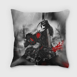 Подушка квадратная Sekiro shadows die twice спина Z, цвет: 3D-принт