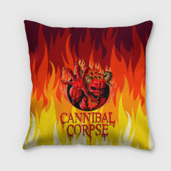 Подушка квадратная Cannibal Corpse Труп Канниба, цвет: 3D-принт