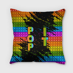 Подушка квадратная ПОП ИТ POP IT АНТИСТРЕСС, цвет: 3D-принт