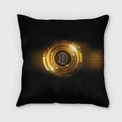 Подушка квадратная BITCOIN КРИПТОВАЛЮТА