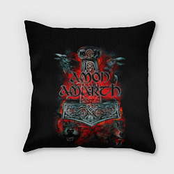 Подушка квадратная Amon Amarth, цвет: 3D-принт