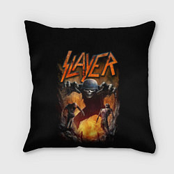 Подушка квадратная Slayer, цвет: 3D-принт