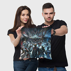 Подушка квадратная WARFRAME ВАРФРЕЙМ Z, цвет: 3D-принт — фото 2