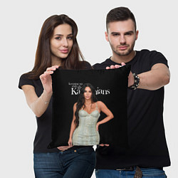 Подушка квадратная Keeping up with Kardashians, цвет: 3D-принт — фото 2