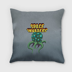 Подушка квадратная Space Invaders Old game Z, цвет: 3D-принт