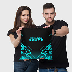 Подушка квадратная DEAD SPACE МЁРТВЫЙ КОСМОС, цвет: 3D-принт — фото 2