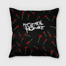 Подушка квадратная MY CHEMICAL ROMANCE РОЗЫ MCR ROSES