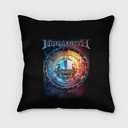 Подушка квадратная Megadeth, Super Collider, цвет: 3D-принт