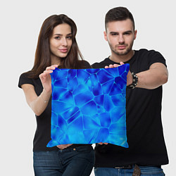 Подушка квадратная Ice Under Water, цвет: 3D-принт — фото 2