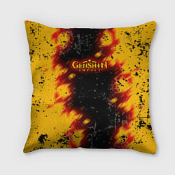 Подушка квадратная Genshin Impact: Аниме, цвет: 3D-принт
