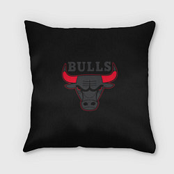 Подушка квадратная CHICAGO BULLS ЧИКАГО БУЛЛС ЯРОСТЬ БЫКА