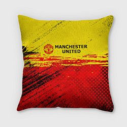 Подушка квадратная Manchester United: Дьяволы, цвет: 3D-принт