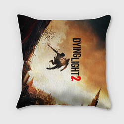 Подушка квадратная DYING LIGHT 2 НОВЫЙ МИР, цвет: 3D-принт