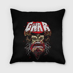 Подушка квадратная GWAR, цвет: 3D-принт