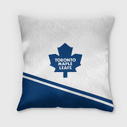 Подушка квадратная Toronto Maple Leafs Торонто Мейпл Лифс, цвет: 3D-принт
