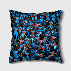 Подушка квадратная Толпа Хагги Вагги цвета 3D-принт — фото 1