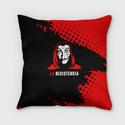 Подушка квадратная La Casa de Papel La Resistencia, цвет: 3D-принт