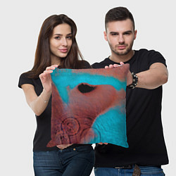 Подушка квадратная Meddle - Pink Floyd, цвет: 3D-принт — фото 2
