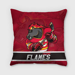 Подушка квадратная Калгари Флэймз, Calgary Flames