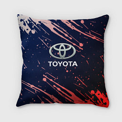Подушка квадратная Toyota градиент