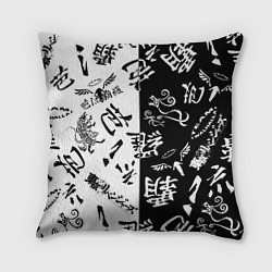 Подушка квадратная Tokyo Revengers Black & White