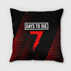 Подушка квадратная 7 DAYS TO DIE Полутона