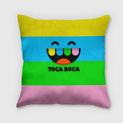 Подушка квадратная Toca Boca Logo Тока Бока