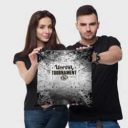 Подушка квадратная Unreal Tournament Нереальный Турнир, цвет: 3D-принт — фото 2