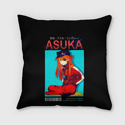 Подушка квадратная Asuka - Neon Genesis Evangelion, цвет: 3D-принт