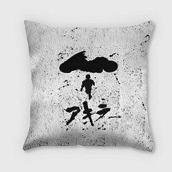 Подушка квадратная Akira черный постер, цвет: 3D-принт