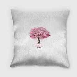 Подушка квадратная Sakura Tree, цвет: 3D-принт