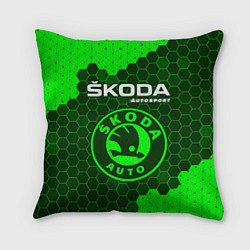 Подушка квадратная SKODA Autosport - Графика