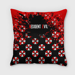 Подушка квадратная Umbrella Corporation Pattern