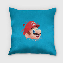 Подушка квадратная Mario арт, цвет: 3D-принт