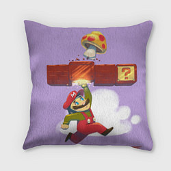 Подушка квадратная Mario game art, цвет: 3D-принт