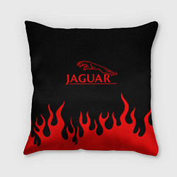 Подушка квадратная Jaguar, Ягуар огонь