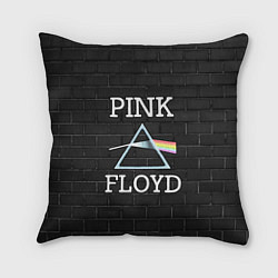 Подушка квадратная PINK FLOYD LOGO - ПИНК ФЛОЙД ЛОГОТИП