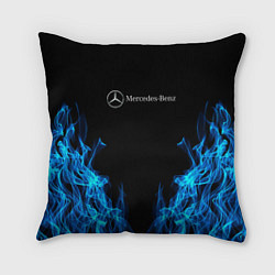 Подушка квадратная Mercedes-Benz Fire, цвет: 3D-принт