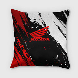 Подушка квадратная Honda Logo Auto, цвет: 3D-принт