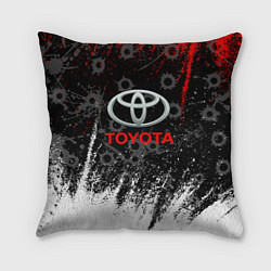 Подушка квадратная Toyota следы от пуль