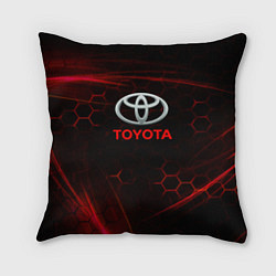 Подушка квадратная Toyota sport соты