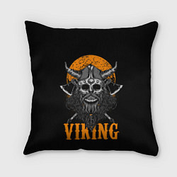 Подушка квадратная ЧЕРЕП ВИКИНГА VIKINGS SKULL