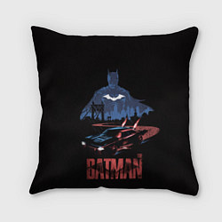 Подушка квадратная Batman silhouette