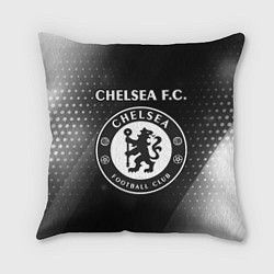 Подушка квадратная CHELSEA - ЧБ Арт, цвет: 3D-принт