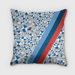 Подушка квадратная BMW LOGO 2020 PATTERN M SPORT