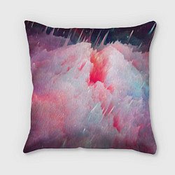Подушка квадратная Абстрактный яркий космос, цвет: 3D-принт