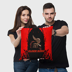 Подушка квадратная Hero in red, цвет: 3D-принт — фото 2